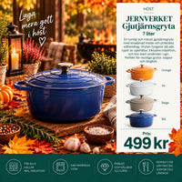 JERNVERKET  Gjutjärnsgryta  7 L