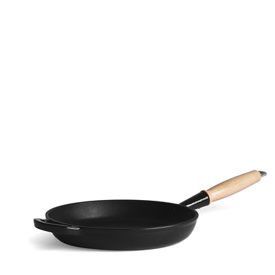 JERNVERKET STEKPANNA 28 CM MED TRÄHANDTAG