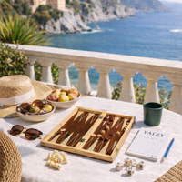 BACKGAMMON/SCHACK/YATZY - PENSARE - BRUN